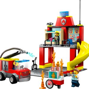 LEGO City De Brandweerkazerne en de Brandweerwagen – 60375