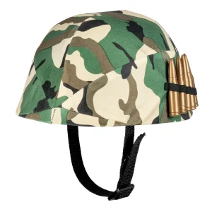 Kinderhelm Militair (verstelbaar)