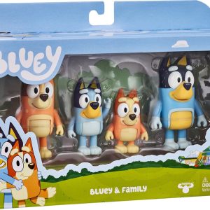 Bluey – Bluey & Familie (4-pack)