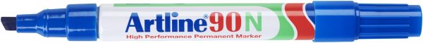 Artline Permanente Marker "90N" met schuine punt, lijndikte 2-5mm - blauw