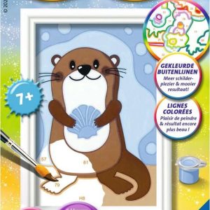 Schilderen op nummer – Otter