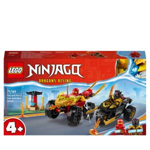 LEGO Ninjago Kai en Ras’ duel tussen auto en motor – 71789