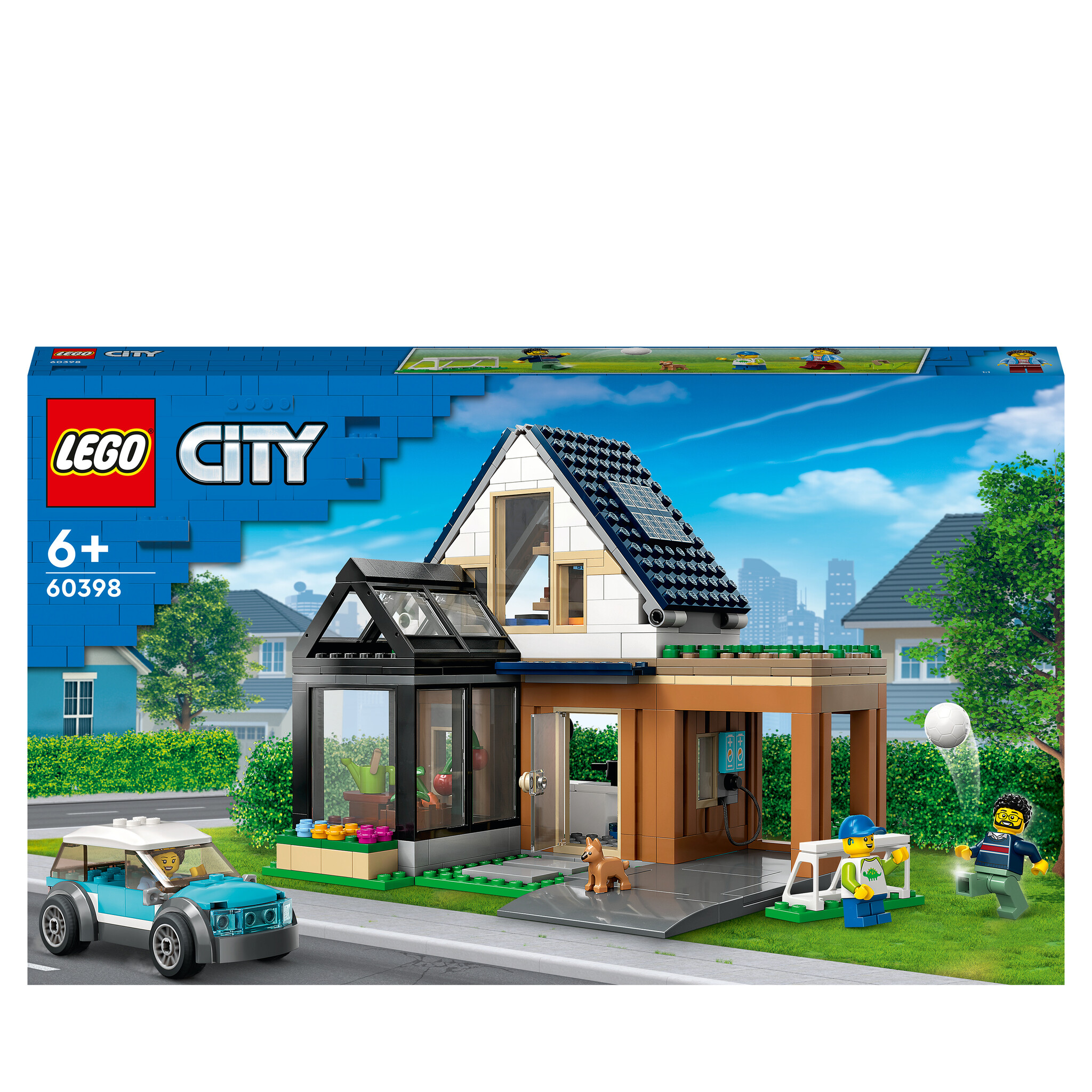 LEGO City Gezinswoning met elektrische auto - 60398