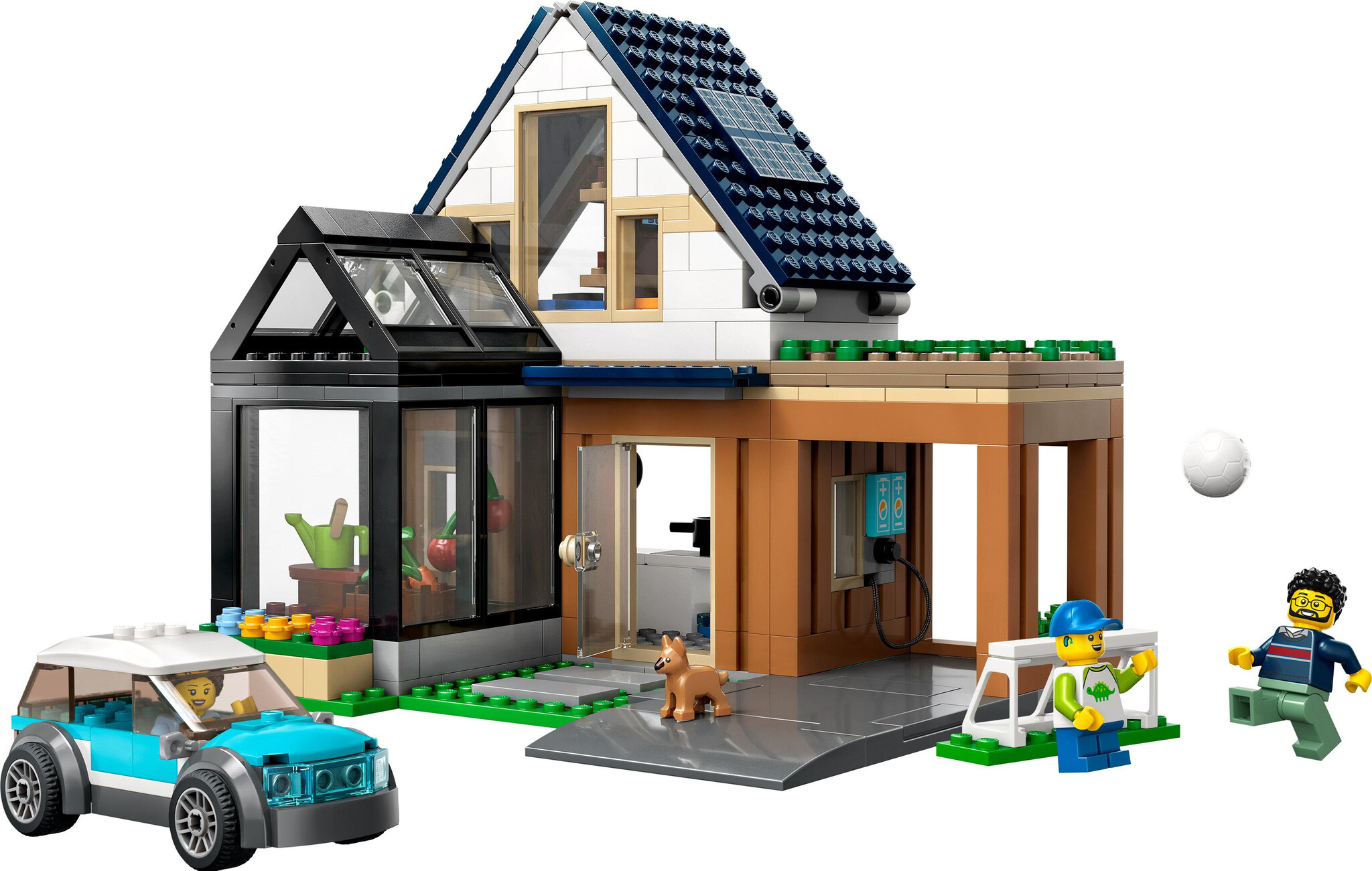 LEGO City Gezinswoning met elektrische auto - 60398 - Afbeelding 3