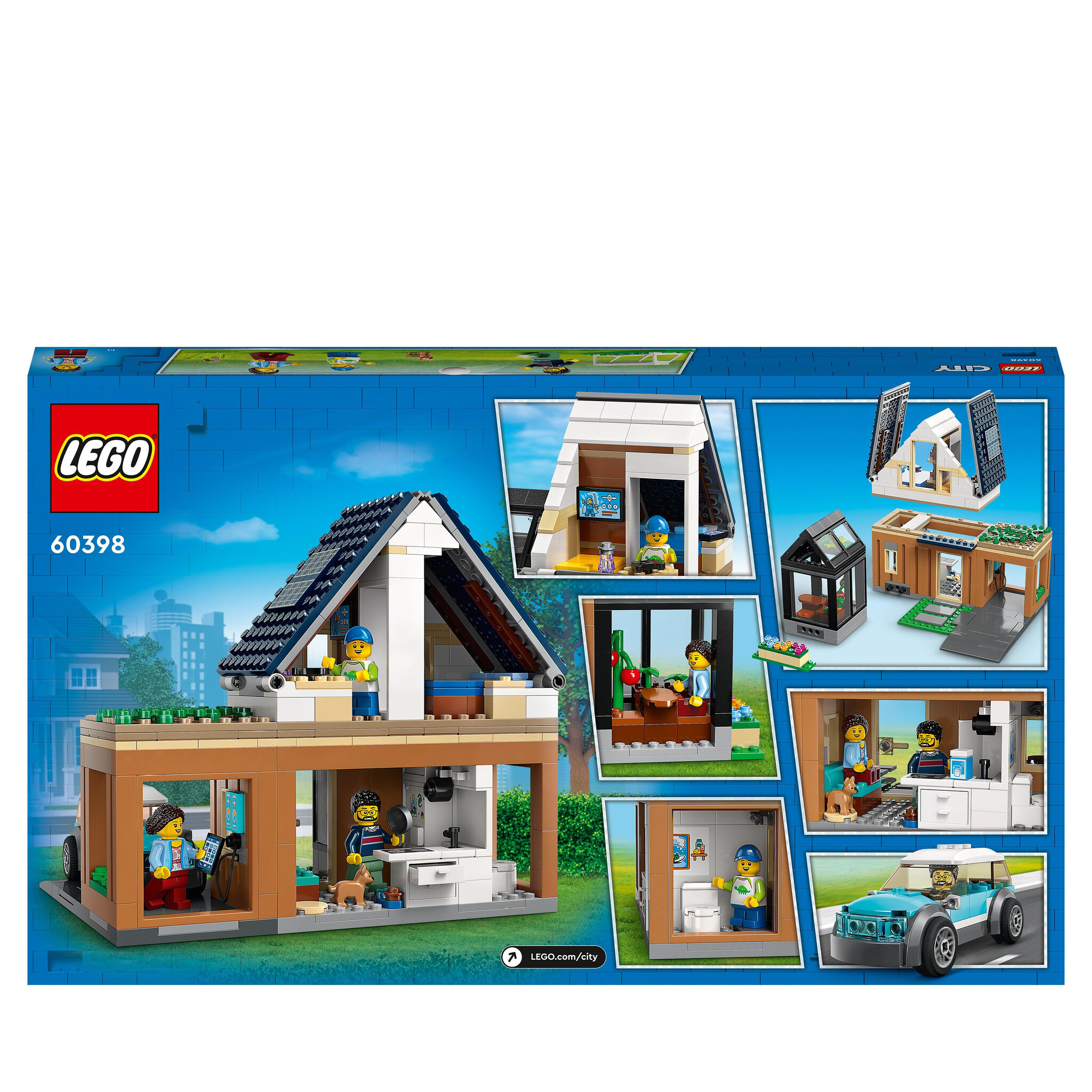 LEGO City Gezinswoning met elektrische auto - 60398 - Afbeelding 8