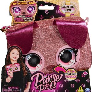 Purse Pets – Wristlet Bag – Dazzling Diva Puppy