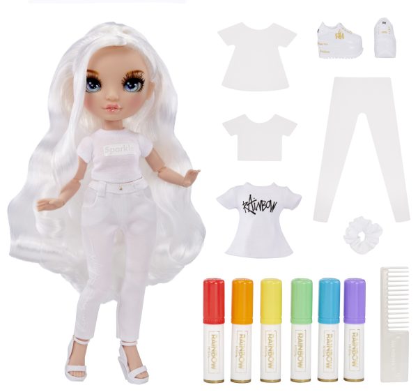 Rainbow High Color & Create Fashion Doll - Purple Eyes - Afbeelding 3
