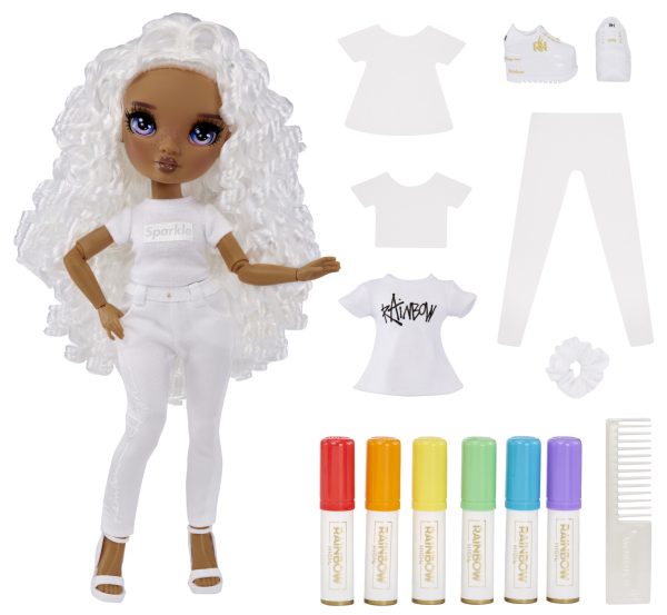 Rainbow High Color & Create Fashion Doll - Purple Eyes - Afbeelding 4