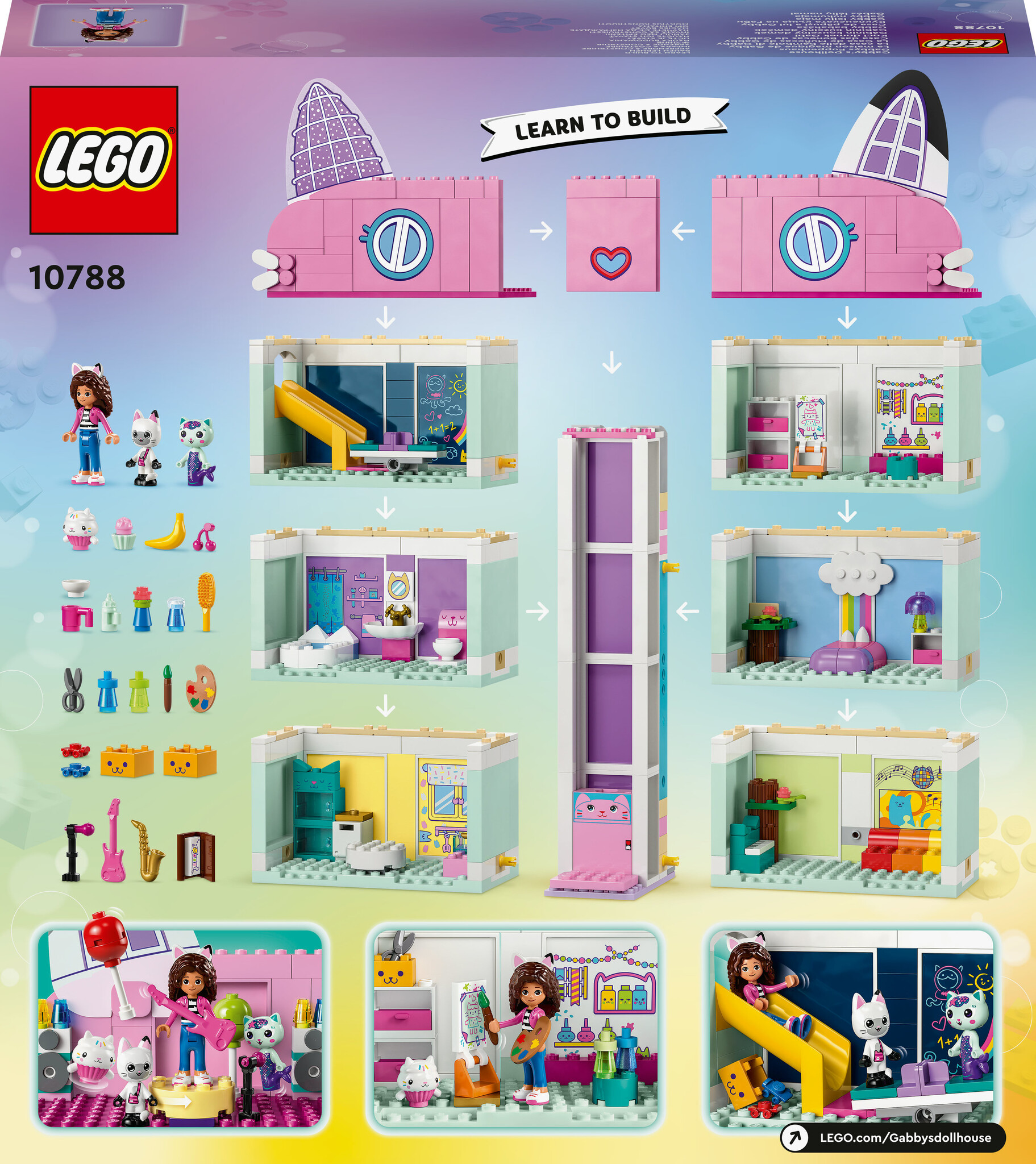 LEGO Gabby’s Dollhouse Poppenhuis – 10788