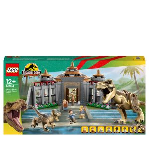 LEGO Jurassic World Jurassic Park Bezoekerscentrum: T-rex & raptoraanval –