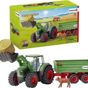 Farm World – Tractor met aanhangwagen