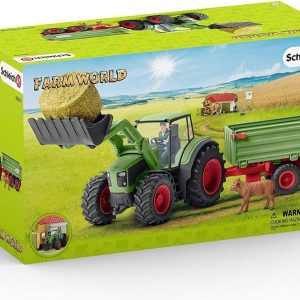 Farm World – Tractor met aanhangwagen