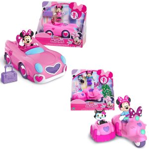 Disney Junior Minnie Mouse – Voertuig met actiefiguur 7,5cm – 1 exemplaar