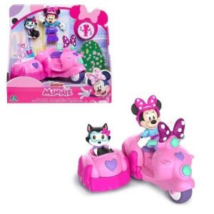 Disney Junior Minnie Mouse – Voertuig met actiefiguur 7,5cm – 1 exemplaar