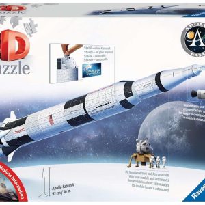 3D Puzzel (404stuks) – NASA Apollo Saturn V Rocket