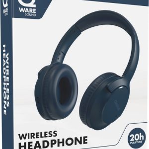 Qware Sound Bluetooth Hoofdtelefoon (opvouwbaar) – Zwart/Blauw/Roze/Wit – 1