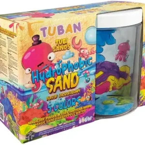 Tuban Hydrophobic Sand Set – 5 kleuren met aquarium