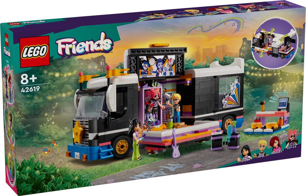 LEGO Friends Toerbus van popster – 42619