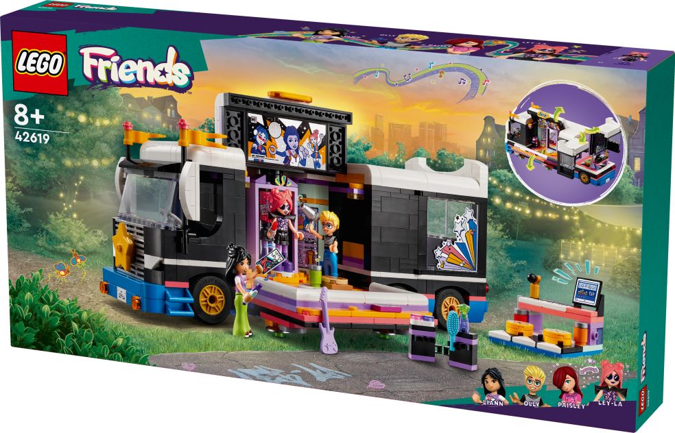 LEGO Friends Toerbus van popster – 42619