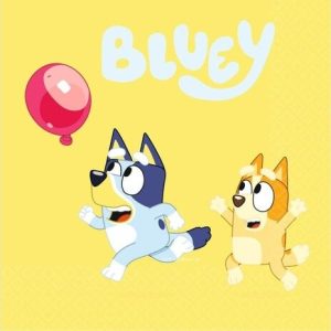 Bluey – Servetten (papieren) 33x33cm – 20stuks