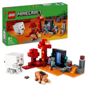 LEGO Minecraft Hinderlaag bij het Nether-portaal – 21255