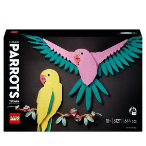 LEGO Art De Faunacollectie – Kleurrijke papegaaien – 31211