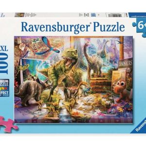 Puzzel (XXL) 100stuks – Dino’s in de kinderkamer