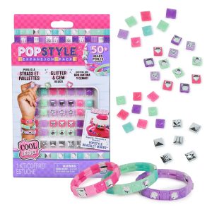 Cool Maker PopStyle Bracelet Maker Expansion Pack – Glitter & Gem Beads