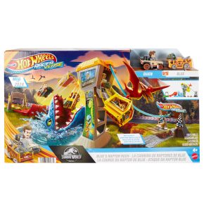 Hot Wheels Racer Verse – Jurassic World Blue’s Raptor Rush