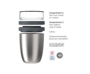 Isoleer Lunchpot Ellipse – Titanium