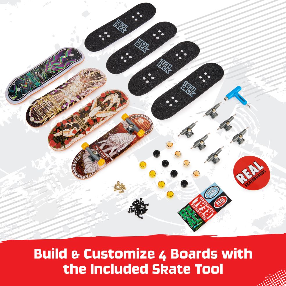 Tech Deck – Ultra DLX 4-pack. 6+