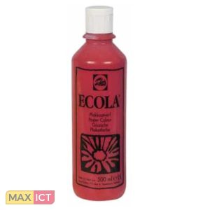 Talens Plakkaatverf Ecola 500ml – Rood