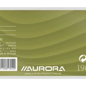 Aurora Fiches ‘Ficard’ (100x150mm) 190gr (gelijnd) – 100stuks/pak (wit)