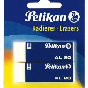 Pelikan Radeergom AL20/wit – 2stuks