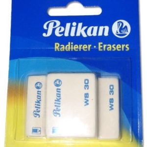 Pelikan Radeergom WS30/wit – 3stuks