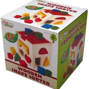 Vormsorteerder (hout) met 13 blokken