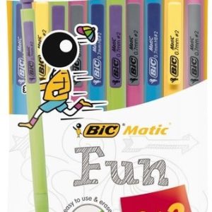 BIC Vulpotlood “Matic Combos” met gomtop HB 0,7mm – 8+2 gratis