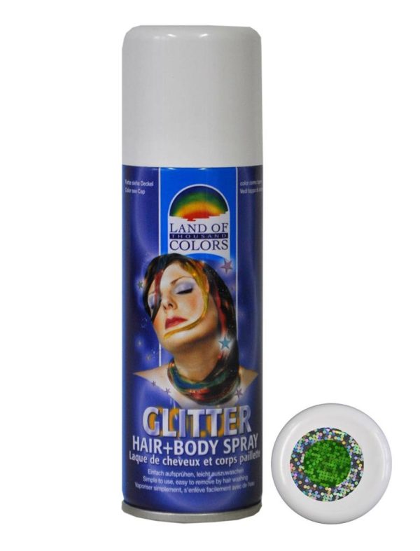 Glitterspray lichaam/haar - 1 kleur - Afbeelding 4