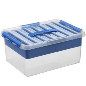 Q-line MultiBox 15L – transparant/blauw