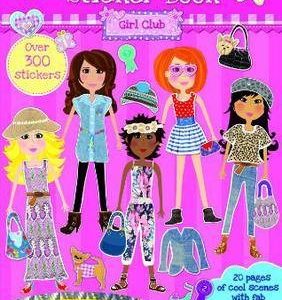 fashion sticker book – girl club