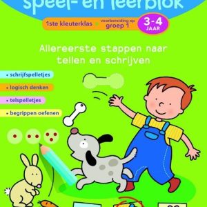 Reuzeleuk speel- en leerblok (3-4jaar) Tellen en schrijven