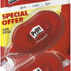 Pritt Lijmroller “Compact” permanent, 8,4mm x 10m (2e halve prijs)