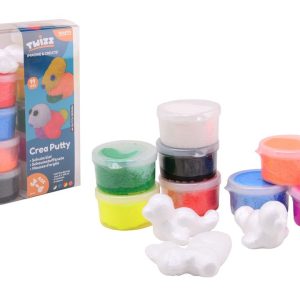 Twizz Crea Foam putty set (8 kleuren + 3 figuren)