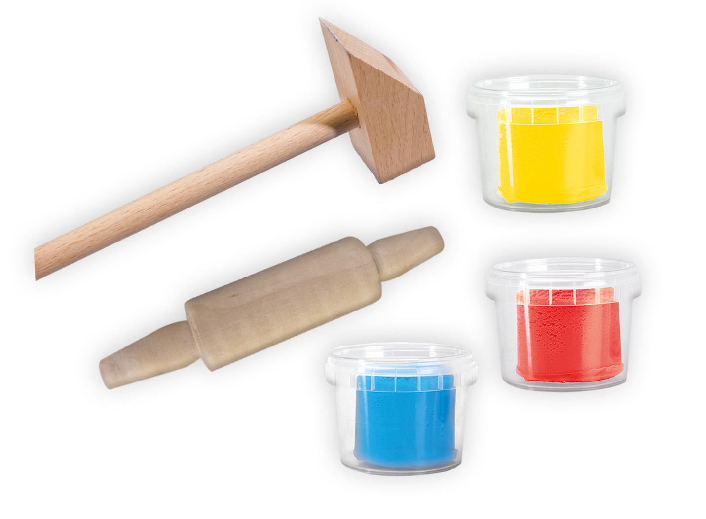 SES Creative My First - Klei met tools 3x90gr - Afbeelding 2