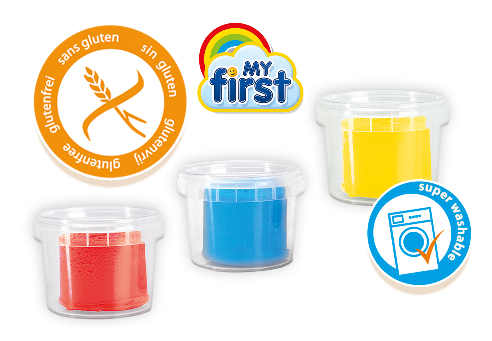 SES Creative My First - Klei met tools 3x90gr - Afbeelding 5