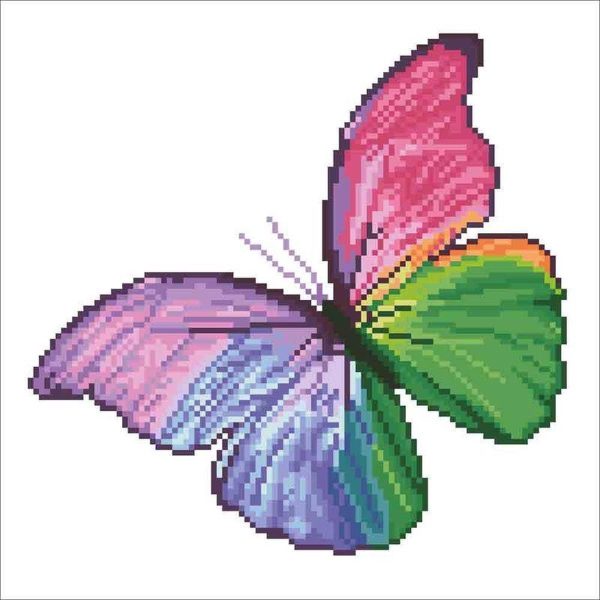 Diamond Dotz - Flutter by Pink 31x31cm