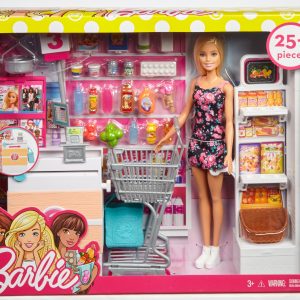 Barbie – Supermarkt met pop