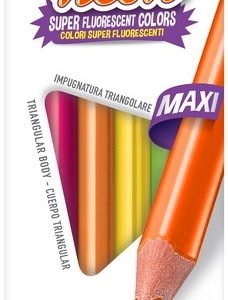 Kleurpotloden NEON MAXI – 6stuks