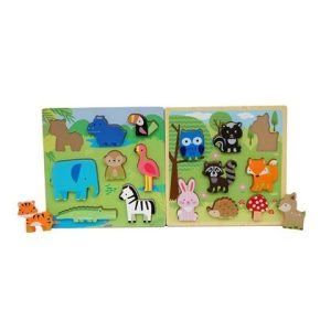 Chunky Puzzel (hout) – Dieren