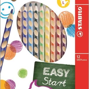 Stabilo EASYcolors kleurpotloden – Etui (karton) 12stuks – links